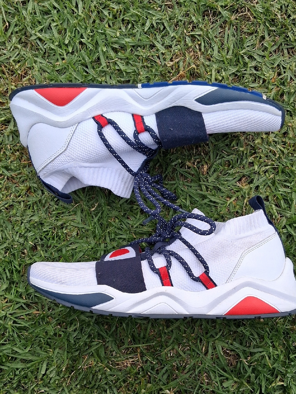 Champion White and Red Men's Sneakers